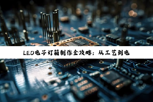 LED电子灯箱制作全攻略：从工艺到电路解析
