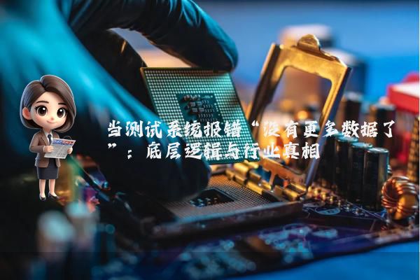 当测试系统报错“没有更多数据了”：底层逻辑与行业真相