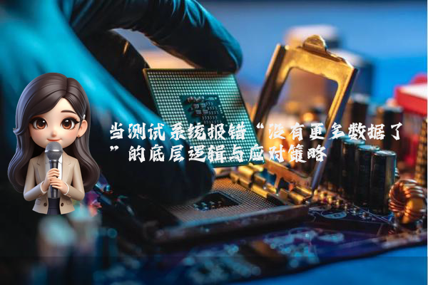 当测试系统报错“没有更多数据了”的底层逻辑与应对策略