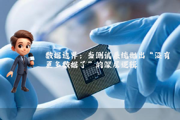 数据边界：当测试系统抛出“没有更多数据了”的深层逻辑