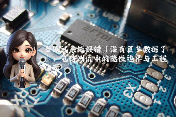 当测试系统报错「没有更多数据了」:电路测试中的隐性边界与工程应对