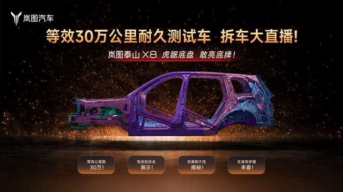 电池超国标！测试超国标！岚图硬核首拆等效30万公里耐久测试车